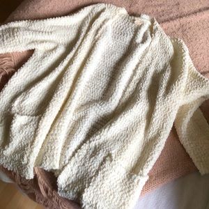 Cream sheep cardigan
